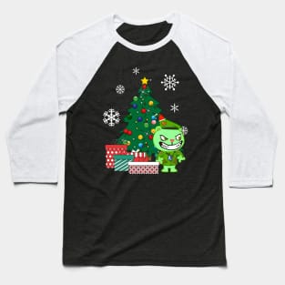 Flipqy Around The Christmas Tree Happy Tree Friends Baseball T-Shirt